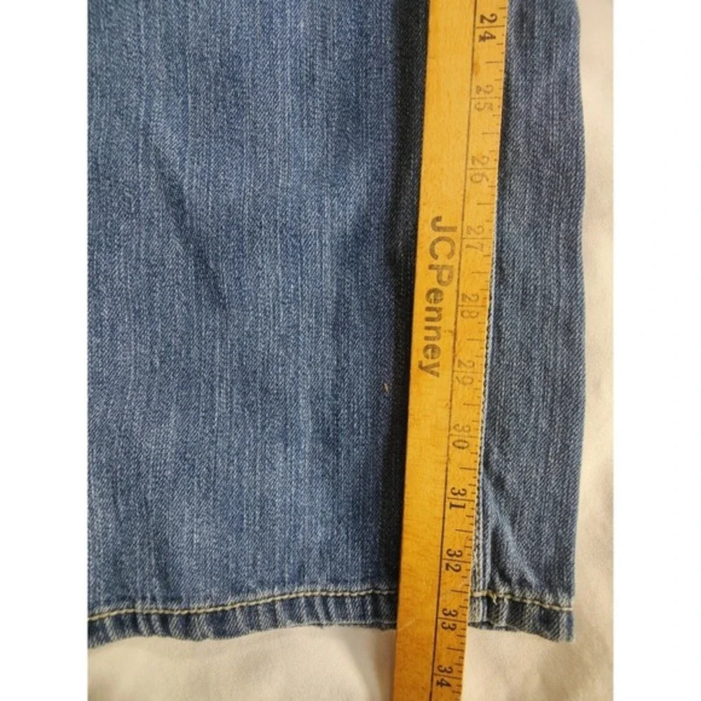 Embellished Pockets Distressed Denim Blue‎ Relaxed Fit western BB BLACK Jean